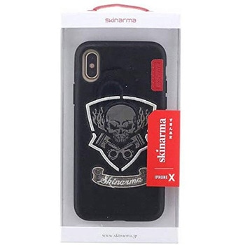 iPhone XS/iPhone X シェルケース/ハンドメイド刺繍/Motocross Collection/Throttle Skinarma