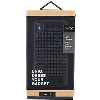 iPhone XS/iPhone X シェル型ケース/耐衝撃/Cloute/Eclipse(Black) uniq(ユニーク)