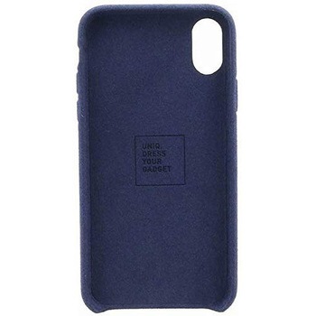 iPhone XS/iPhone X シェル型ケース/スリムファブリック/Feltro/ Ultramarine(Blue) 薄型 uniq(ユニーク)