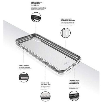 iPhone XS/iPhone X シェル型ケース/メタルソフト/Glacier Frost Xtreme/Champagne(Gold) uniq(ユニーク)