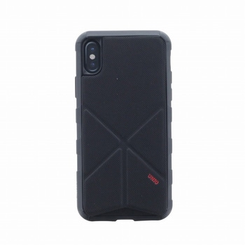 IP8HYB-TRIGBLK iPhone XS/iPhone X �V�F���^�P�[�X/�^�tPU/Transforma Rigor/Ebony(Black) �X�^���h�@�\ uniq(���j�[�N) 41746943