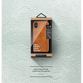 iPhone XS/iPhone X シェル型ケース/PUシェル/Outfitter Vintage/Camel Parade(Camel) uniq(ユニーク)