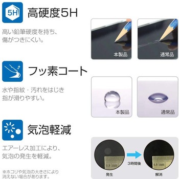 iPhone XS/iPhone X 保護フィルム 「SHIELD・G HIGH SPEC FILM」 高光沢・高硬度5H(ブルーライトカット・衝撃吸収) 指紋防止 LEPLUS