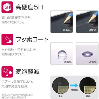 iPhone XS Max 保護フィルム 「SHIELD・G HIGH SPEC FILM」 高光沢・高硬度5H(衝撃吸収) 指紋防止 LEPLUS