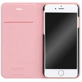 iPhone 6 Plus iPhone 6s Plus [KANADE] デザインPUレザーカバー レッド スタンド機能 LEPLUS