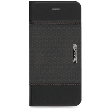 iPhone 6 Plus iPhone 6s Plus [LIGHT CUBE] デザインPUレザーカバー ブラック スタンド機能 LEPLUS