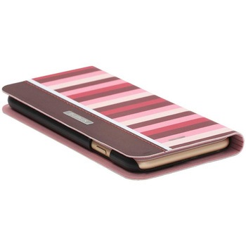 iPhone 6 iPhone 6s [KANADE] デザインPUレザーカバー レッド スタンド機能 LEPLUS
