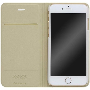 iPhone 6 iPhone 6s [KANADE] デザインPUレザーカバー グリーン スタンド機能 LEPLUS