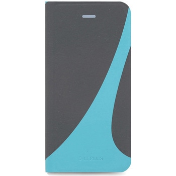 iPhone 6 iPhone 6s [SWEAT] デザインPUレザーカバー ブルー スタンド機能 LEPLUS