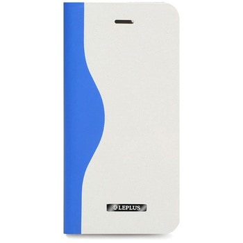 iPhone 6 iPhone 6s [SOFT] デザインPUレザーカバー ブルー スタンド機能 LEPLUS