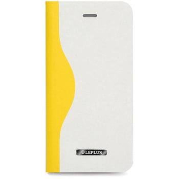 iPhone 6 iPhone 6s [SOFT] デザインPUレザーカバー イエロー スタンド機能 - LEPLUS