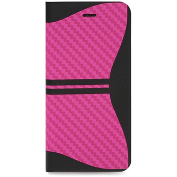 iPhone 6 iPhone 6s [RUSH] デザインPUレザーカバー ピンク スタンド機能 LEPLUS