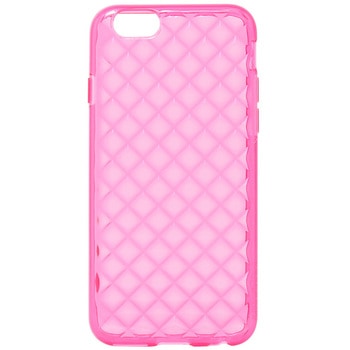iPhone 6 iPhone 6s [TPU DIA] TPUケース(ダイヤ) ビビッドピンク LEPLUS