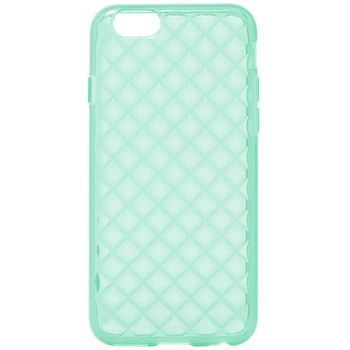 iPhone 6 iPhone 6s [TPU DIA] TPUケース(ダイヤ) エメラルドグリーン LEPLUS