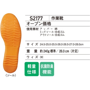 現場のゲンさん 作業靴 S2177 自重堂