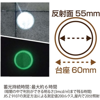 蓄光反射リフレクター WAKI(和気産業)