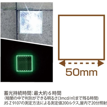 蓄光反射リフレクター WAKI(和気産業)