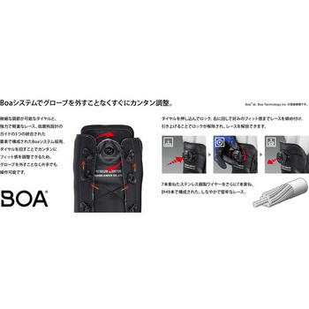 PRM230BOA-BK-26.0 Boaシステム安全靴 プレミアムコンフォート PRM