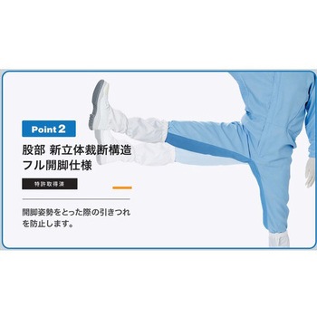 クリーンスーツ ベルデクセル VEYS120 ミドリ安全
