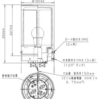 LED電球ローポールライト