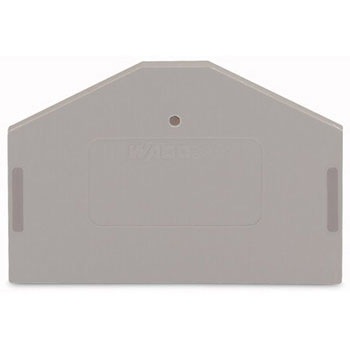 280-312 スプリング式レールマウント端子台280シリーズエンドプレート ワゴジャパン 41861084