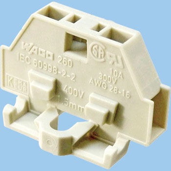 260-303 中継用端子台(スプリング式)260シリーズ 端子ブロック ワゴジャパン 41863455