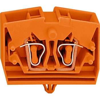 264-346 中継用端子台(スプリング式)264シリーズ スナップインフット付端子ブロック ワゴジャパン 41864602