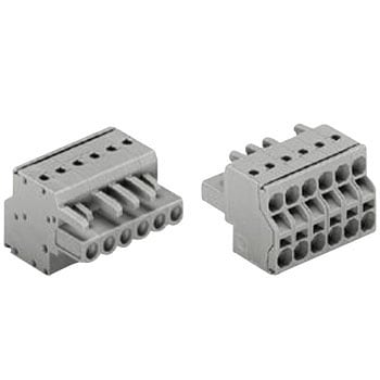 スプリング式コネクタ フィメール(メス)側(ピンピッチ5mm)2型線コネクタプラグ ワゴジャパン
