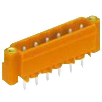 ナット型固定用フランジ付メール(オス)ヘッダ(ピンピッチ5.08mm) 231シリーズ - ワゴジャパン