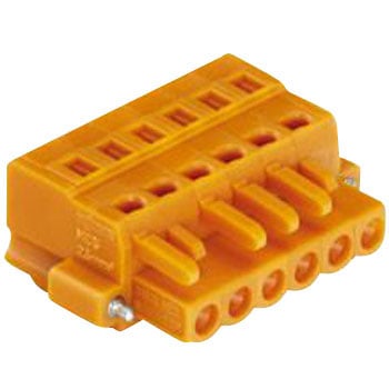 スプリング式コネクタ フィメール(メス)側(ピンピッチ5.08mm)ボルト型フランジ付 231シリーズ ワゴジャパン