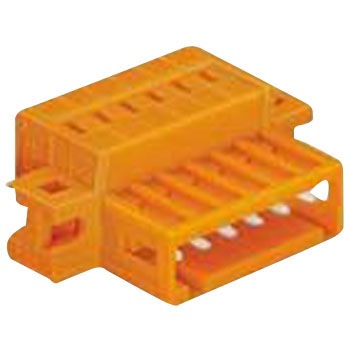 734-336/019-000 スプリング式コネクタ メール(オス)側 固定フランジ付  734シリーズ ワゴジャパン 41867901