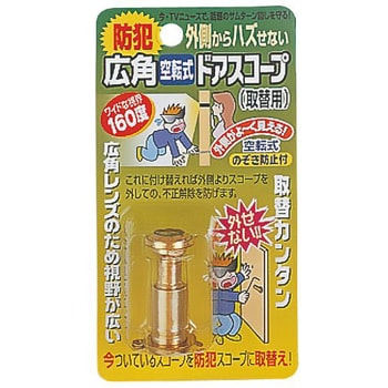 広角空転式ドアスコープ ノムラテック