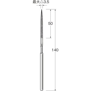 手作業用ダイヤモンドヤスリ リューター(日本精密機械工作)