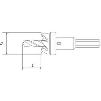 ホールソー(六角軸/HSS) エスコ