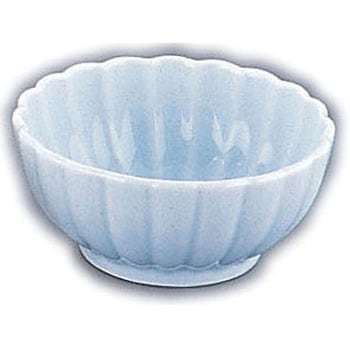 青白菊型小付 丸モ高木陶器