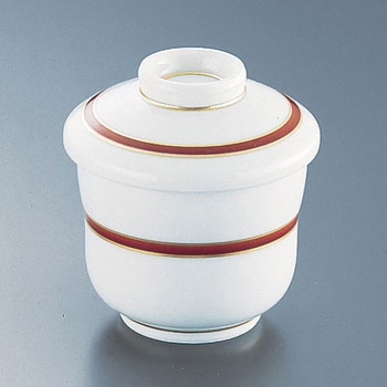 赤筋ミニむし碗 - 丸モ高木陶器