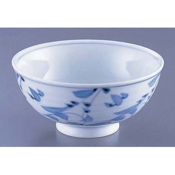 染付唐草飯碗 丸モ高木陶器