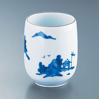 M6-38 山水樽型湯呑 180cc 1個 丸モ高木陶器 【通販モノタロウ】 