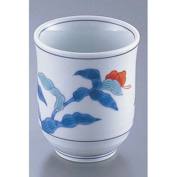 錦つゆ草湯呑 丸モ高木陶器