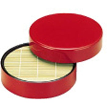 1-536-5 D．X丸ザルそばセイロ 朱天黒 若泉漆器 41916788