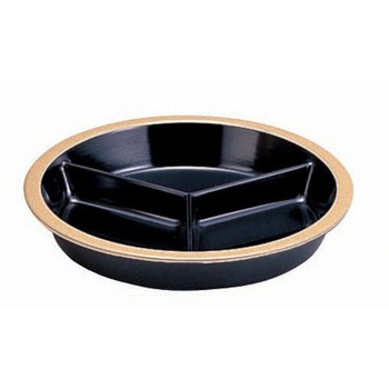 三ツ切ヤクミ皿 白木 若泉漆器