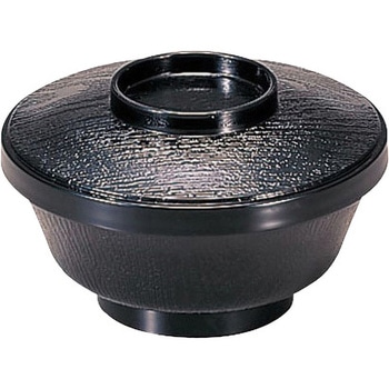 まゆ型飯器 黒内朱 若泉漆器