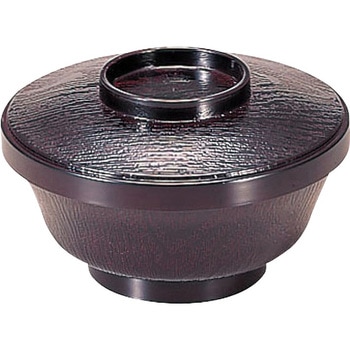まゆ型飯器 溜 若泉漆器