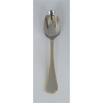 フレンチアクセント金彩 デザートスプーン ラッキーウッド