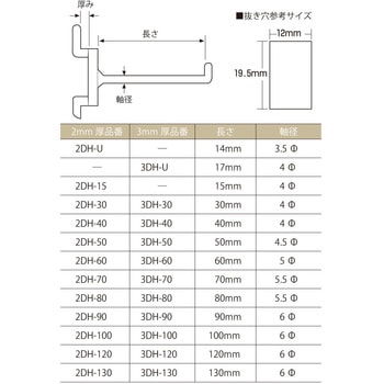 ボード用ディスプレイフック メイワパーツ