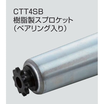 チェーン駆動テーパローラ単体 中荷重タイプ CTT4SB 樹脂製スプロケット (ベアリング入り) オークラ輸送機