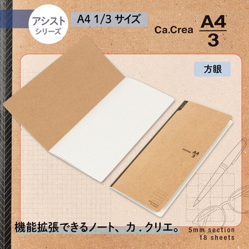 Ca.Crea(カ.クリエ) アシスト ノート メモ帳 PLUS(プラス)[文具]