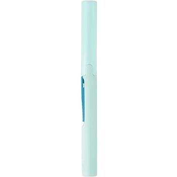 ハサミ コンパクト フッ素コート フィットカットカーブ ツイッギー 携帯用 キャップ付 PLUS(プラス)[文具]