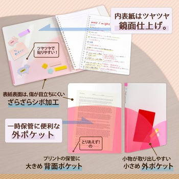 Pasty (パスティ) ルーズリーフバインダー スリム B5 プラス(文具)