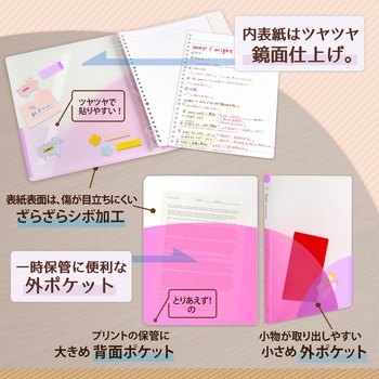 Pasty (パスティ) ルーズリーフバインダー スリム B5 プラス(文具)